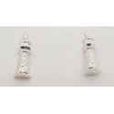 RARD1551PERS Sterling Silver Lighthouse Post Earrings